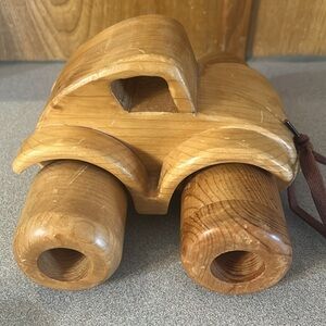 Vintage Handmade Wooden Toy Car